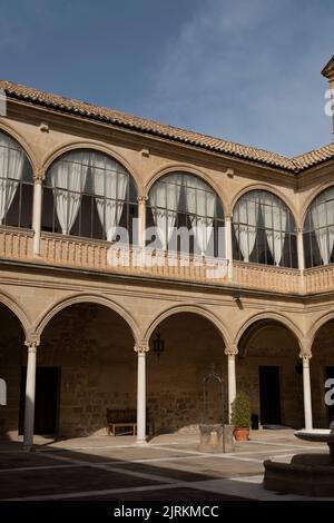 Hospital of Santiago. Built between 1562 - 1575 by Andrés de Vandelvira. Renaissance style. Cultural center at present time. Úbeda, Jaén province. And Stock Photo