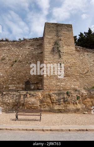 Remains of the medieval walls of La Saludeja. Úbeda, Jaén province. Andalusia. Spain. Stock Photo