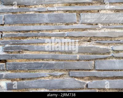 texture and background of a black slate wall. Resources Stock Photo