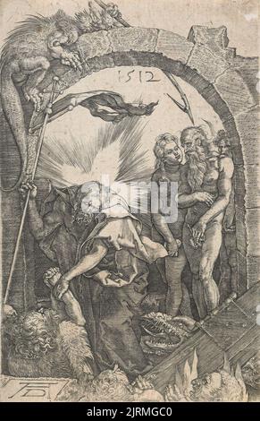 Harrowing of Hell. (Reverse copy after Albrecht Dürer's 'Harrowing of Hell' from 'The engraved Passion'.), after 1512, by Albrecht Dürer. Gift of Bishop Monrad, 1869. Stock Photo