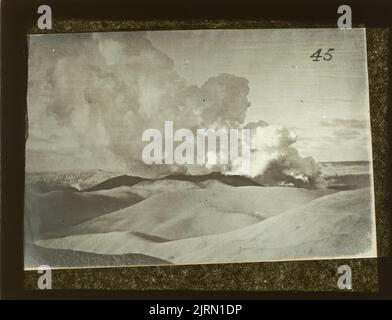 Mount Tarawera Eruption : Untitled, circa 1886, Bay of Plenty, maker unknown. Gift of J Hector, 1951. Stock Photo