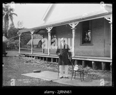 [King George of Tonga], 26 July 1884, New Zealand, by Burton Brothers ...