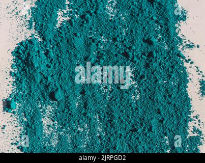 chemical blue earth Stock Photo