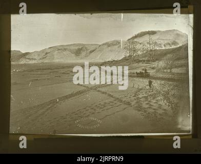 Mount Tarawera Eruption : Untitled, circa 1886, Bay of Plenty, by Charles Spencer. Gift of J Hector, 1951. Stock Photo