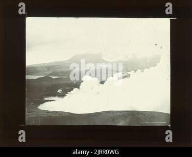 Mount Tarawera Eruption : Untitled, circa 1886, Bay of Plenty, maker unknown. Gift of J Hector, 1951. Stock Photo