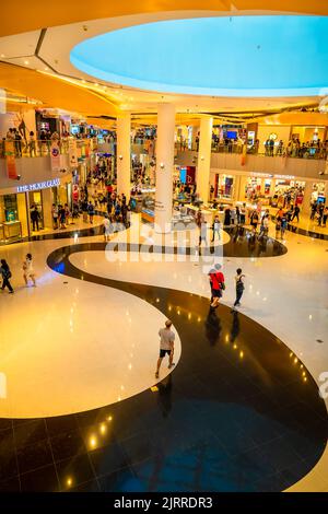 Interior view of Vivocity mall, Singapore. Stock Photo