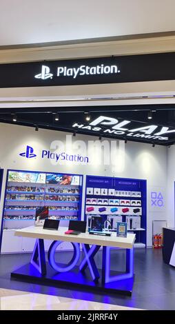 SHANGHAI CHINA AUGUST 25 2022 A SONY PlayStation console store is seen in Shanghai China on Aug 25 2022. SONY said that due to the internatio Stock Photo Alamy