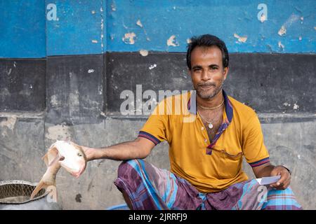 local Bangladesh market Stock Photo