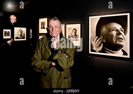 Photographer Hans Gedda at his exhibition 