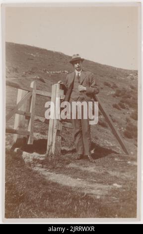 [Roland Searle]., 1920s to 1930s, New Zealand, by Roland Searle. Stock Photo