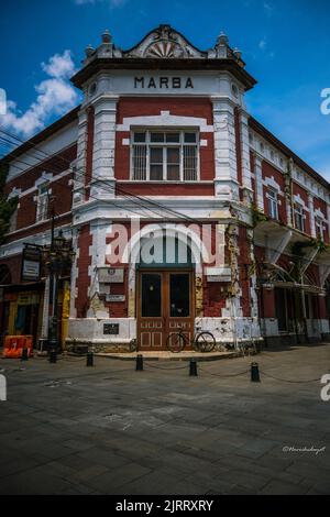 Historical Building in Indonesia Stock Photo