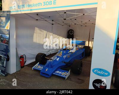 Francorchamps Spa, Belgium. 26th Aug, 2022. F1 Hesketh 308 1977 1978 during FORMULA 1 ROLEX BELGIAN GRAND PRIX 2022 FREE PRACTICE, Formula 1 Championship in Francorchamps - SPA, Belgium, August 26 2022 Credit: Independent Photo Agency/Alamy Live News Stock Photo