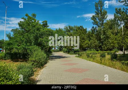 Kaspiysk,  city in the Republic of Dagestan, Russia, located on the Caspian Sea Stock Photo