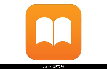 Book icon vector illustration of IOS applications. Stock Vector