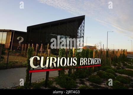 Curious Brewery in Ashford, Kent, United Kingdom Stock Photo