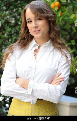 Italian actress Marina Occhionero during the photocall for the