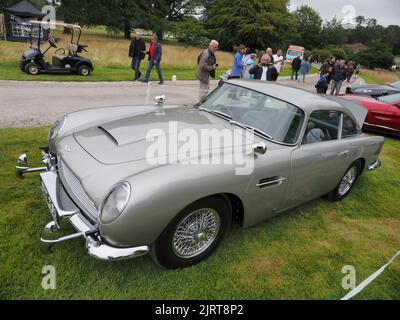 Aston Martin DB5 Goldfinger continuation Stock Photo