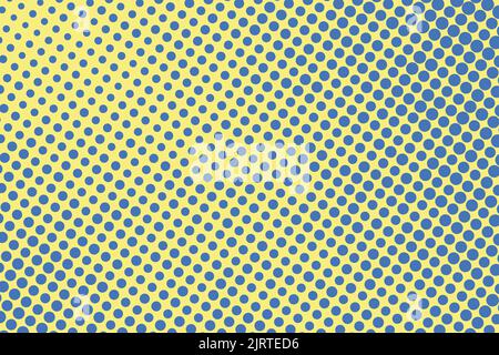 Pop art creative concept colorful comics book magazine cover. Polka dots colorful background. Cartoon halftone retro pattern. Abstract template design Stock Vector