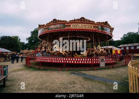 Carters Vintage funfair at Bath Victoria Park (Aug22 Stock Photo - Alamy