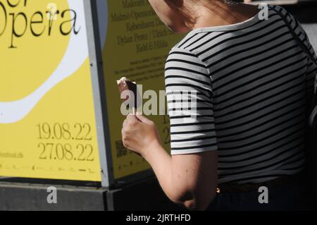 Kastrup/Copenahgen /Denmark/26 August 2022/Weather heatwaves in danis capital 24 C temperature today in capital Copenhagen Denmark..  (Photo. Francis Joseph Dean/Dean Pictures. Stock Photo