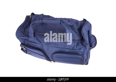 Large suitcase isolated on a white background Stock Photo