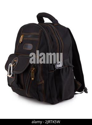 Big backpack for travel isolate on a white background Stock Photo