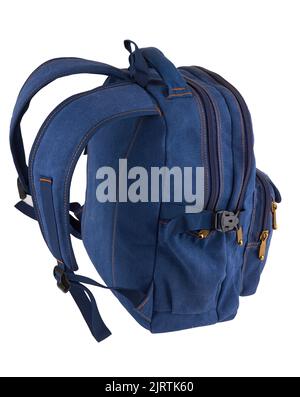 Big backpack for travel isolate on a white background Stock Photo