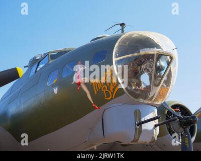 B17 Flying Fortress Sally B at the Royal International Air Tattoo 2022b Stock Photo