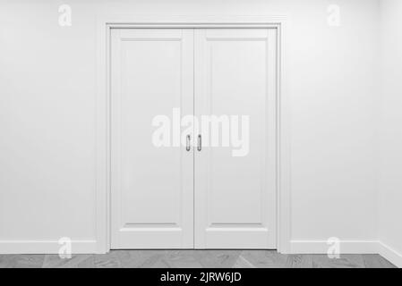 Doors inside of the luxury prestige apartments. Stock Photo