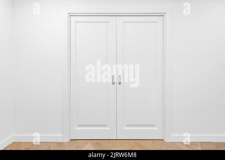 Doors inside of the luxury prestige apartments. Stock Photo