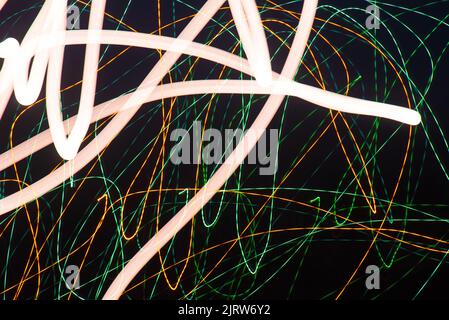 City. Abstract light composition Stock Photo
