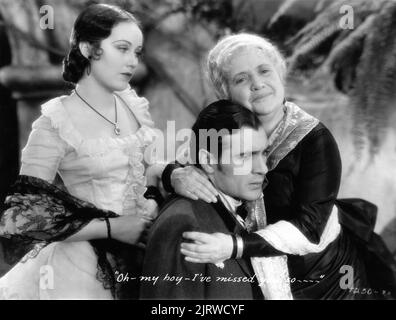 FAY WRAY GARY COOPER and EMMA DUNN in THE TEXAN 1930 director JOHN CROMWELL from O. Henry story Paramount Pictures Stock Photo