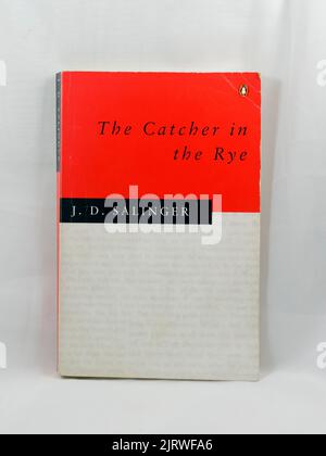 The Catcher in the Rye. J. D. Salinger. Studio set up Stock Photo