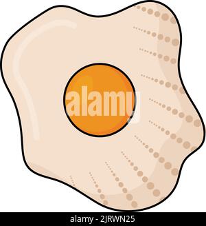 Isolated egg fast food vector illustration Stock Vector