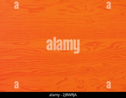 Orange wooden background. Orange wood texture. Halloween concept. Top view, flat lay. Stock Photo