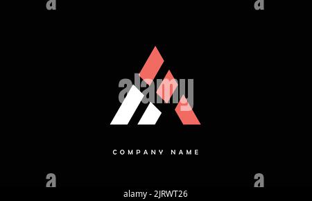 AA Abstract Letters Logo Monogram Stock Vector