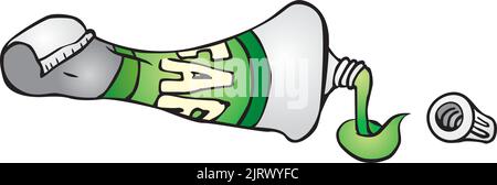 Tube of paint Stock Vector