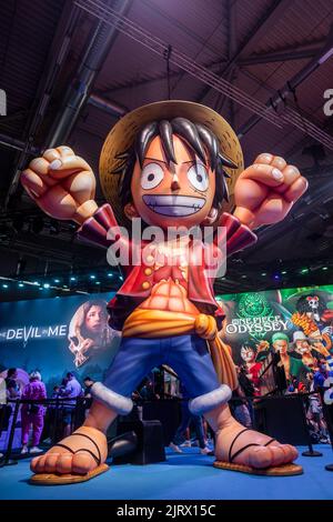 One Piece Figure Monkey D. Luffy Stock Photo - Alamy