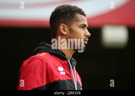 Luton, UK. 26th Aug, 2022. Iliman Ndiaye #29 of Sheffield United arriving at the stadium in Luton, United Kingdom on 8/26/2022. (Photo by Arron Gent/News Images/Sipa USA) Credit: Sipa USA/Alamy Live News Stock Photo