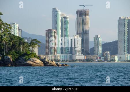 of the city of Balneário Camboriu in Santa Catarina Brazil Stock Photo