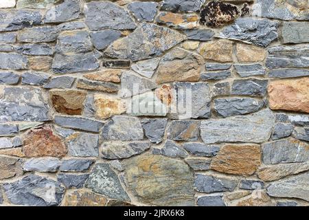 old stone wall background, stone floor texture and seamless background Stock Photo
