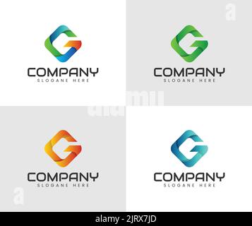 Letter g logo icon design template elements. Usable for Business and Branding Logos. Flat Vector Logo Design Template Element. Stock Vector