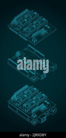 vector design of Arduino uno microcontroller Stock Vector Image & Art ...
