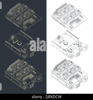 vector design of Arduino uno microcontroller Stock Vector Image & Art ...
