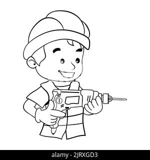 drill coloring pages