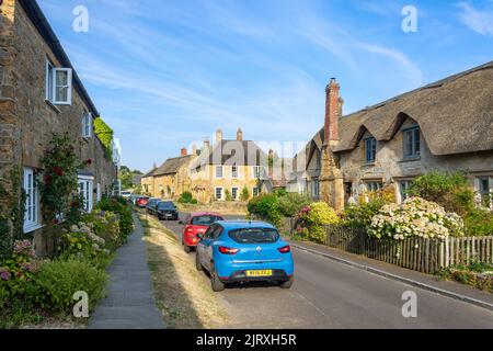 West Street, Hinton St George, Somerset, England, United Kingdom Stock Photo