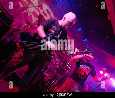 Stoke Prior, UK, 26 Aug, 2022, Ashen Crown Headline day one at Beermageddon Heavy Metal Festival. Credit: Will Tudor/Alamy Live News Stock Photo