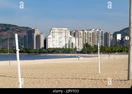 flamengo beach in rio de janeiro Brazil. Stock Photo