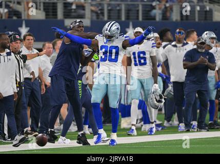 Dallas Cowboys cornerback DaRon Bland (26) is seen after an NFL football  game against the Chicago Bears, Sunday, Oct. 30, 2022, in Arlington, Texas.  Dallas won 49-29. (AP Photo/Brandon Wade Stock Photo - Alamy