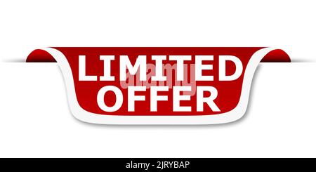 Special offer for limited time sticker Stock Photo - Alamy